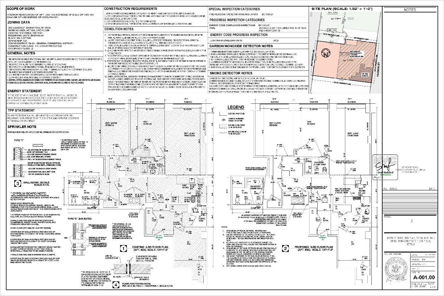 Greenwich Village scope of work plan